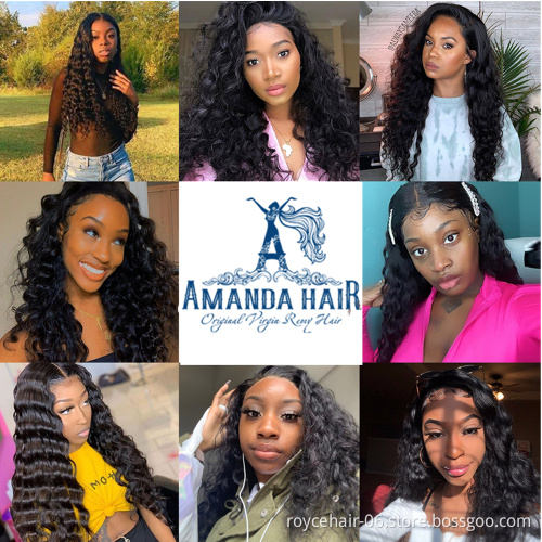 Hot Selling150% Density Unprocessed Virgin Curly Human Hair Brazilian Full Lace Wig With Pre-plucked Hairline  For Black Women